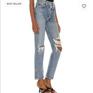 NWT AGOLDE 90s Pinch Waist Straight Leg Jeans